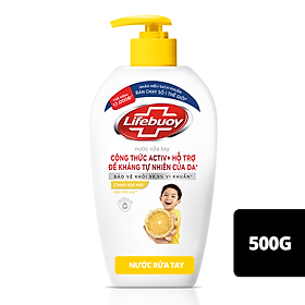 Nước Rửa Tay Lifebuoy Cho Tay Làm Bếp 450G