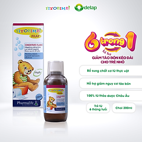 FITOBIMBI ISILAX- SIRO THẢO DƯỢC CHUẨN HÓA CHÂU ÂU CHỐNG TÁO BÓN KÉO DÀI CHO TRẺ 