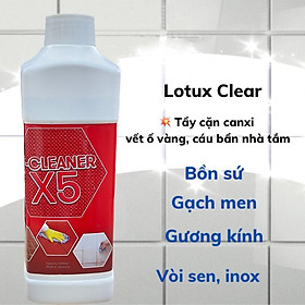 Nước Tẩy Trắng Ron, Sàn Gạch Men Cực Trắng F - Cleaner X5