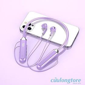 Mua Tai Nghe Bluetooth Không Dây Đeo Cổ 5.2 nhét tai Led kỹ thuật số âm thanh hifi stereo không thấm mồ hôi thể thao gaming
