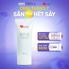 Gel làm sạch tẩy tế bào da chết và dưỡng ẩm da Laaskin 50g