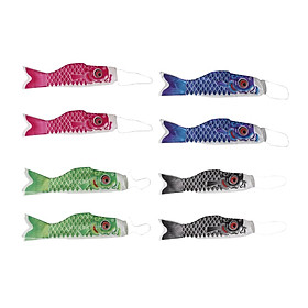 40cm Japanese Carp Windsock Streamer Fish Flag Kite Nobori Koinobori 8pcs