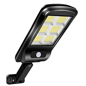 Đèn Led năng lượng mặt trời Smiling Shark, 30W, cảm ứng hồng ngoại thông minh 3 chế độ, chống nước - Hàng chính hãng