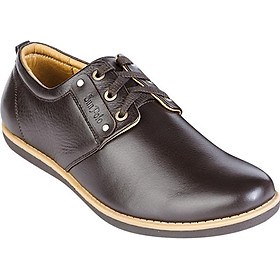Giày Mọi Nam Da Bò SUNPOLO SUKT229N - Nâu