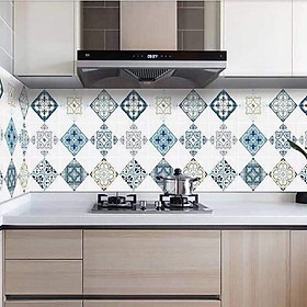 Mua Tranh dán bếp chụi nhiệt mẫu mới dán bếp dán tường dán bàn ghế kích thước 60cm*300cm tặng kèm móc treo đồ đa năng Giao màu ngẫu nhiên