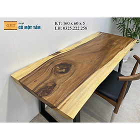 Mua Bàn Làm Việc Văn Phòng  Bàn Học Gỗ Me Tây  Bàn Ăn 6 Ghế  Bàn Ăn Gỗ Tự Nhiên Dài 1 6m Rộng 60cm Dày 5cm