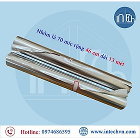 Màng nhôm Aluminum Foil (Giấy nhôm rộng 460mm dày 0.07mm dài 13m)