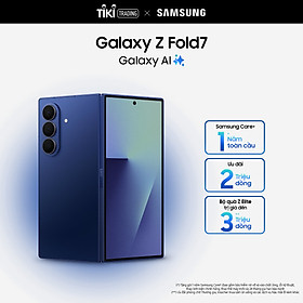 Điện thoại Samsung Galaxy Z Fold7, Điện thoại AI, Camera 200MP, Màn hình 8.0" tối ưu đa nhiệm, Mỏng nhẹ nhất - Hàng Chính Hãng