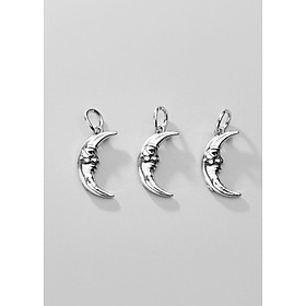 Hình ảnh Combo 3 cái charm bạc hình mặt trăng treo - Ngọc Quý Gemstones