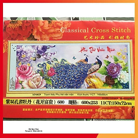 Mua Tranh thêu chữ thập phu thê viên mãn