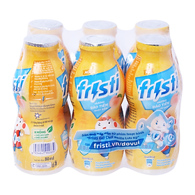 Lốc Chai 6 Sữa Uống Fristi Đào Tiên 80ML