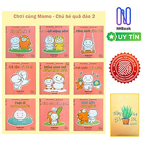 Combo Chơi cùng Momo – Chú bé quả đào bộ 2 ( Tặng sổ tay xương rồng )