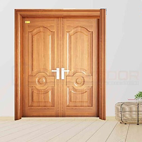 Mua Cửa Thép Vân Gỗ  2H6-V3 Hàng Cao Cấp