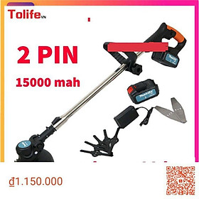 Mua Máy cắt cỏ cầm tay dùng pin YAMAHA   LÕI ĐỒNG 100 %Tặng kèm 8 lưỡi cắt (bảo hành 12 tháng) (bảo hành 12 tháng)