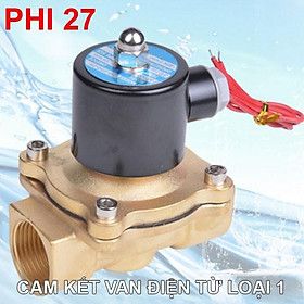 Van điện từ Phi 27 -220V thường đóng loại 1 đồng nguyên chất