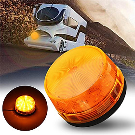 Amber LED Emergency Flash Strobe Beacon Warning Light for Vehicle Truck