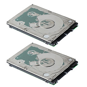 2Pieces 2.5 Inch Internal Hard Disk Drives 5400rpm HDD 250GB for PC Laptop Notebook