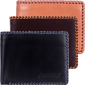 Bóp nam Huy Hoàng đan viền màu da, đen, nâu HJ2134-35-36