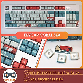 Mua Keycap cho bàn phím Coral Sea OEM Profile Thick PBT 108 Phím | Gearbros