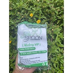 Mua Muỗng nhựa trắng dài (100 cái/ bịch)