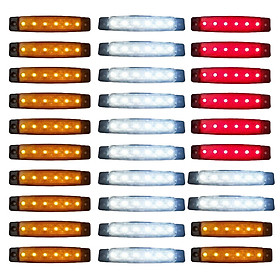 Đèn LED Tín Hiệu Xe Tải (24V) - Đỏ Trắng Vàng