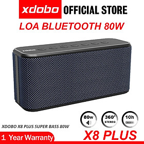 Mua Loa Bluetooth 5.0 di động Xdobo X8 Plus Công suất 80W  Chống nước IPX5  Hỗ Trợ Thẻ TF  USB  AUX Và TWS kết nối 2 loa - Hàng chính hãng