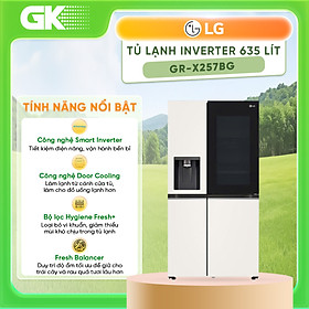 Mua Tủ lạnh LG Inverter 635 lít GR-X257BG - Hàng Chính Hãng (Chỉ giao HCM)