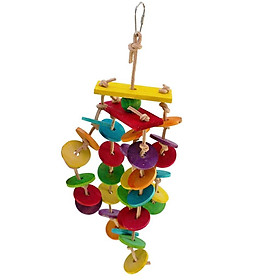 Colorful Birds Parrots Swing Toys Birds Cage Hanging Toy* Birds Perch Stand*