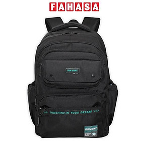 Ba Lô Thời Trang - Sun Eight 8650-A - Màu Đen Và Xanh Lá