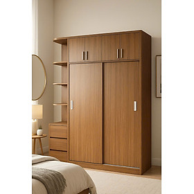 Mua Tủ áo gỗ công nghiệp Tundo KT 1m8 x 2m4