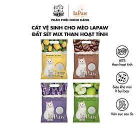 Cát lapaw cho mèo 15l mix than hoạt tính