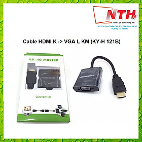 Mua Cáp HDMI K ra VGA L KM (KY-H 121B)