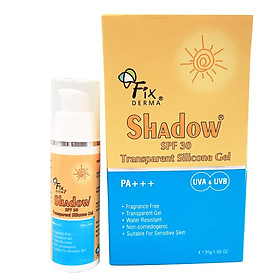 Kem Chống Nắng Fixderma Dạng Gel Cho Da Mụn Nhạy cảm Shadow SPF30