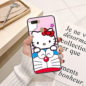 Ốp lưng điện thoại Oppo A7 viền silicon dẻo TPU  hình Doremon Dễ Thương - Hàng chính hãng