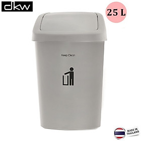 Mua Thùng rác nắp lật DKW 25 lít - Hàng Thái Lan nhập khẩu