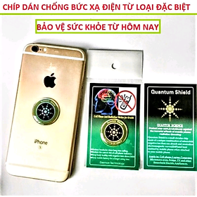 Mua 1 CON CHÍP DÁN TRIỆT SÓNG ĐIỆN TỪ NGĂN CHẶN BỨC XẠ CỦA ĐIỆN THOẠI BẢO VỆ NÃO BỘ VÀ BẢO VỆ SỨC KHỎE AN TOÀN CHO CẢ GIA ĐÌNH DÁN ĐIỆN THOẠI MÁY TÍNH LAPTOP