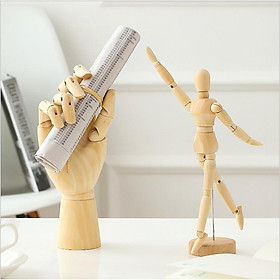 Mua Bàn tay gỗ đầy đủ khớp  đốt ngón tay chuyên dụng trang trí  trưng bày trang sức  tạo dáng studio