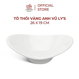 Mua Tô Thỏi Vàng Sứ Minh Long - Anh Vũ Ly S - 26 X 19 cm