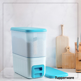 Mua Thùng Gạo Tupperware Rice Smart Aqua 10kg