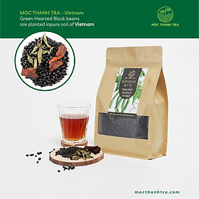 Đậu đen xanh lòng Rang Mộc - Cỏ Ngọt - Hà Thủ Ô 1KG (Hạt Rời) - Mộc Thanh Trà