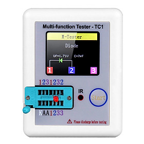 Thiết Bị Đo Linh Kiện Bán Dẫn Đa Năng Màn Hình Màu LCD Có Đèn Nền TFT - Trắng