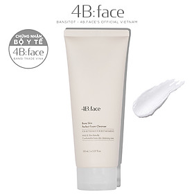 Sữa rửa mặt sạch sâu tạo bọt 4B:face Bare Skin Perfect Foam Cleanser 150ml 4bface