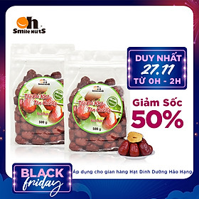 Combo 2 Túi Táo Đỏ Khô Tân Cương Smile Nuts 500g