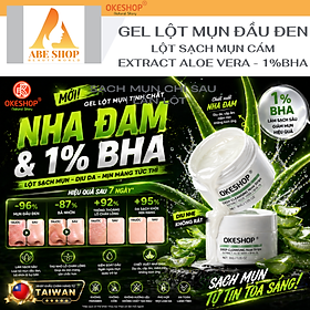 Gel Lột Mụn Nha Đam OKESHOP 30ml - Hút Sạch Mụn Đầu Đen, Mụn Cám & Bã Nhờn