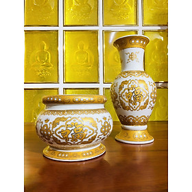 Mua Bộ thờ cúng bằng sứ Hoàng Tài Phước (Có bán lẻ