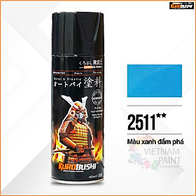 Mua Sơn xịt Samurai Kurobushi - MÀU XANH ĐẦM PHÁ 2511 (400ml)