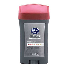 Sáp khử mùi White Rain Men's Collection Deodorant Amber Wave 63.7g - USA