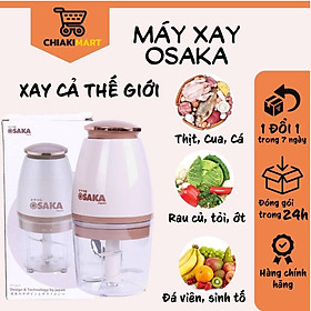 Máy Xay Đa Năng OSAKA Nắp Đồng,Xay Đá, Xay Sinh Tố, Xay Thịt, Xay Mọi Loại Thực Phẩm, Nhỏ Gọn, Tiện Dụng