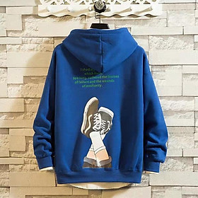 ÁO KHOÁC HOODIE NAM HỌA TIẾT ĐÔI GIÀY PHONG CÁCH HÀN QUỐC