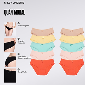 Combo 10 Quần Lót Nữ Modal Miley Lingerie New Color - Giao Màu Ngẫu Nhiên (Size S)